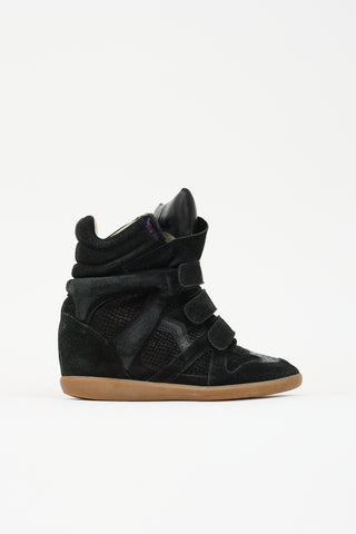 Isabel Marant Suede Bekett Sneaker Heel