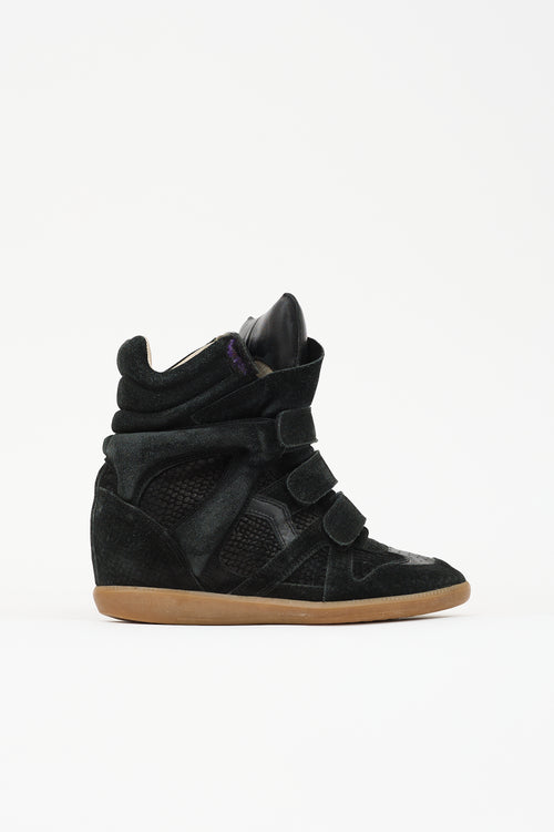 Isabel Marant Suede Bekett Sneaker Heel