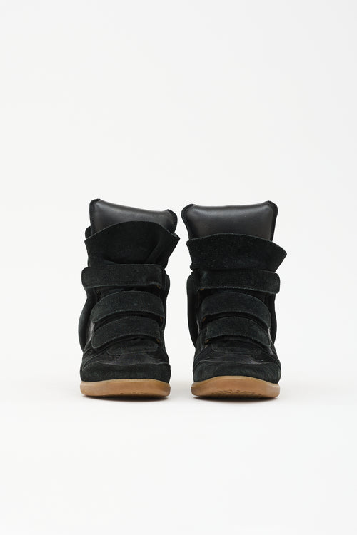 Isabel Marant Suede Bekett Sneaker Heel