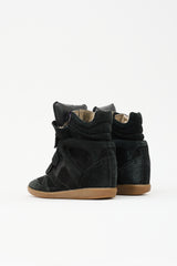 Isabel Marant Suede Bekett Sneaker Heel