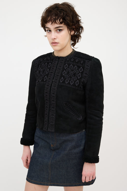 Isabel Marant Suede Embroidered Jacket