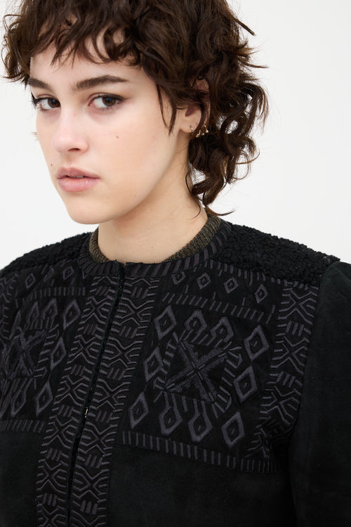 Isabel Marant Suede Embroidered Jacket