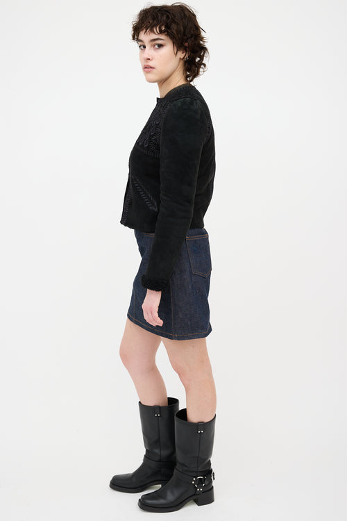 Isabel Marant Suede Embroidered Jacket