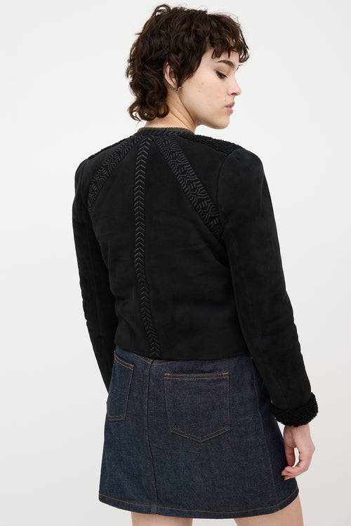 Isabel Marant Suede Embroidered Jacket