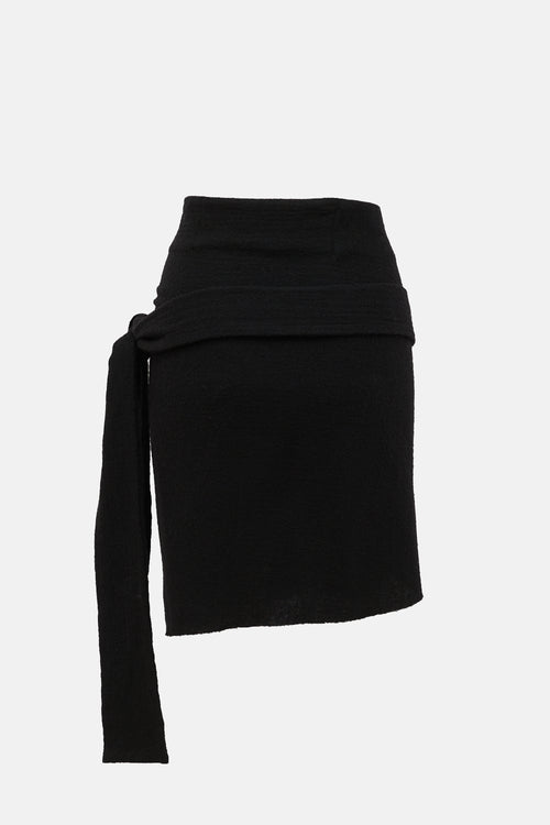 Isabel Marant Textured Wool Wrap Skirt
