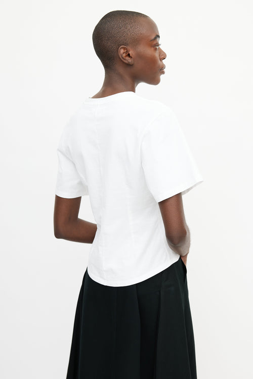 Isabel Marant White Panelled Sweetheart T-Shirt