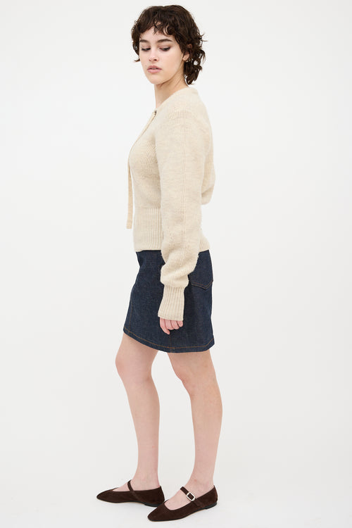 Isabel Marant Wool Charley Lace Up Sweater