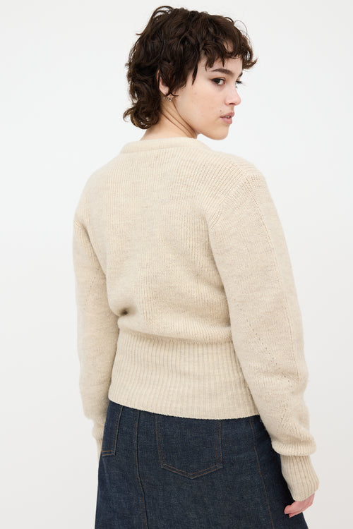 Isabel Marant Wool Charley Lace Up Sweater