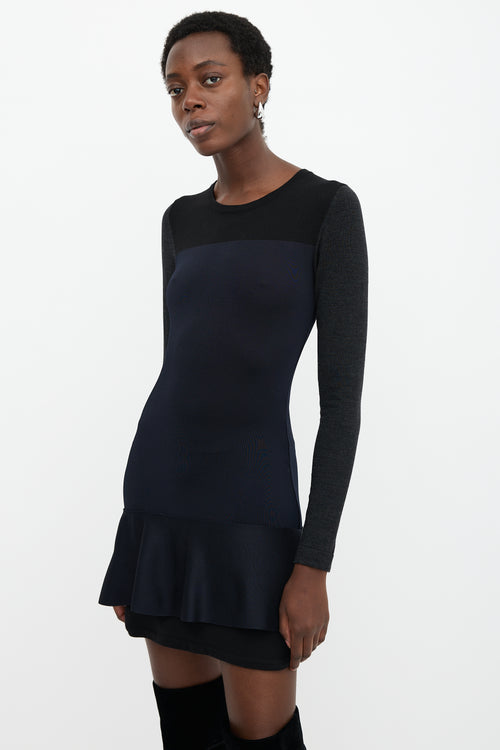 Isabel Marant Wool Colour Block Dress