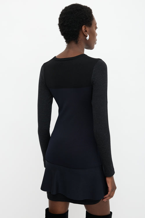 Isabel Marant Wool Colour Block Dress