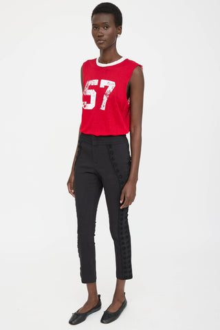 Isabel Marant Cropped Embellished Pant