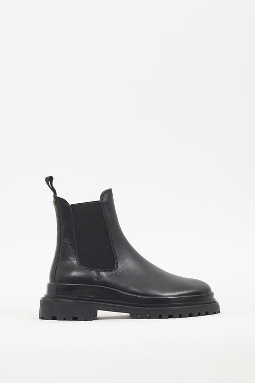 Isabel Marant Black Leather Ceilee Chelsea Boot