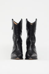 Isabel Marant Black Luliette Cowboy Boot