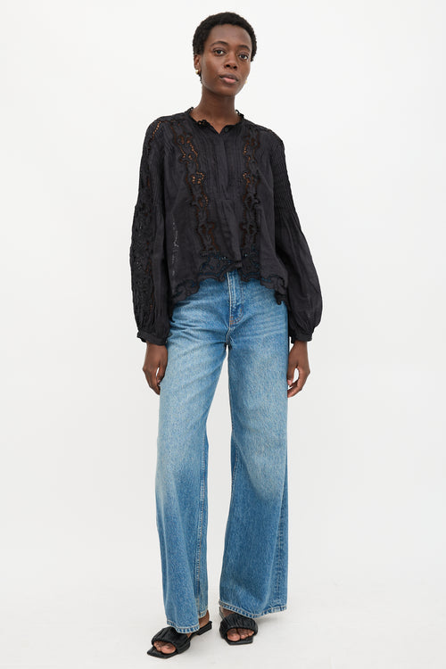 Isabel Marant Broderie Anglaise Blouse