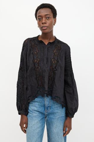 Isabel Marant Broderie Anglaise Blouse