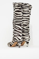 Isabel Marant White & Brown Embellished Heeled Boot