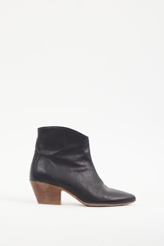Isabel Marant Brown Leather Dacken Boot
