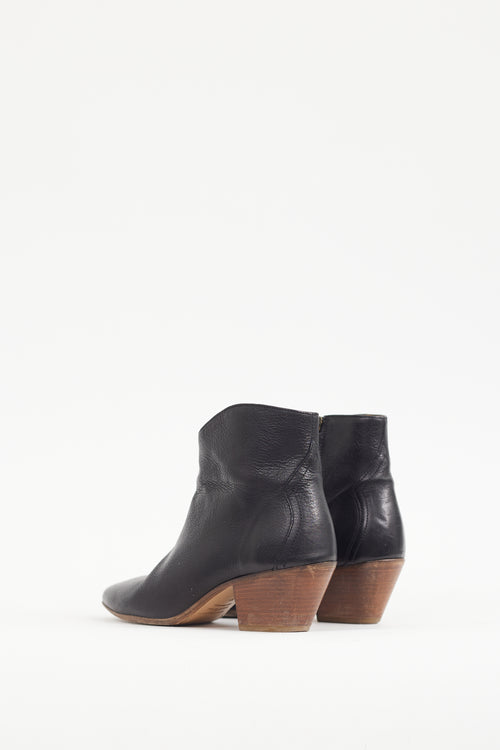 Isabel Marant Brown Leather Dacken Boot