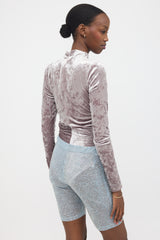 Isabel Marant Crushed Velvet Goldano Bodysuit