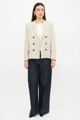Isabel Marant Double Breasted Check Blazer