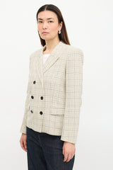 Isabel Marant Double Breasted Check Blazer