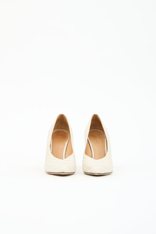 Isabel Marant Embossed Leather Pump