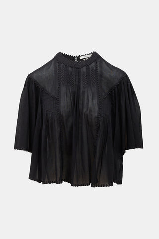 Isabel Marant Étoile Voile Embroidered Blouse