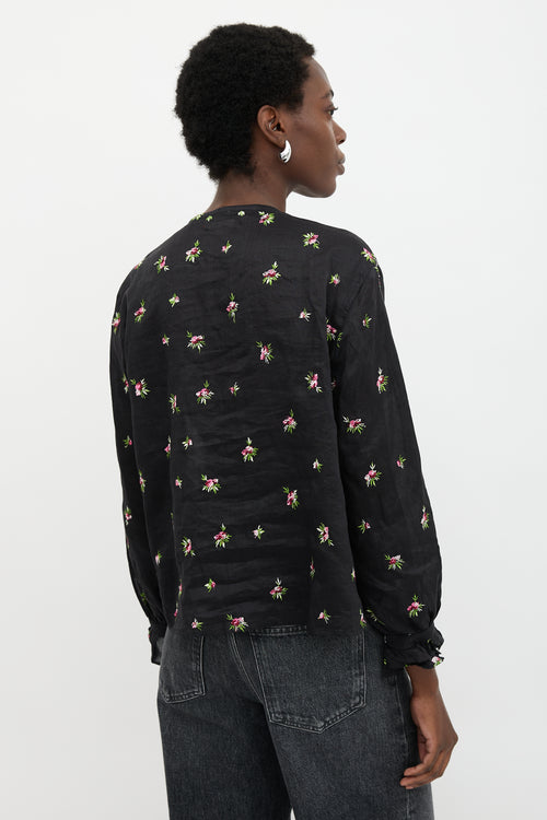 Isabel Marant Floral Embroidered Uamos Blouse