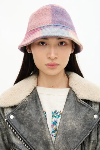 Isabel Marant Haley Plaid Bucket Hat