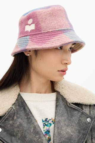 Isabel Marant Haley Plaid Bucket Hat