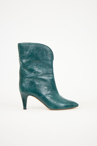 Isabel Marant Crinkled Leather Dytho Boot