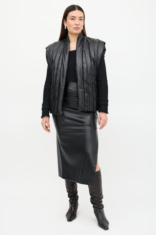 Isabel Marant Leather Ajali Vest