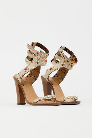Isabel Marant Leather Elvis Sandal