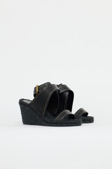 Isabel Marant Leather Iriane Wedge Sandal
