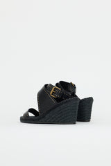 Isabel Marant Leather Iriane Wedge Sandal