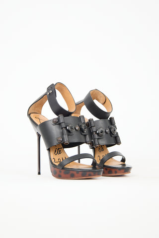 Lanvin SS 2011 Leather Platform Sandal