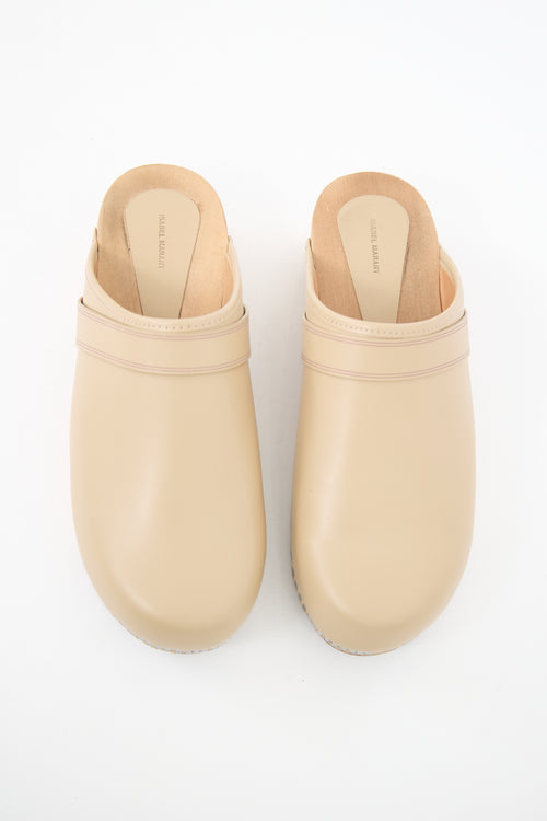 Isabel Marant Leather Thalie Clog