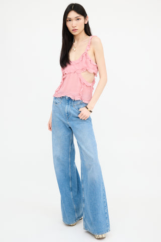 Isabel Marant Lemony Wide Leg Jeans