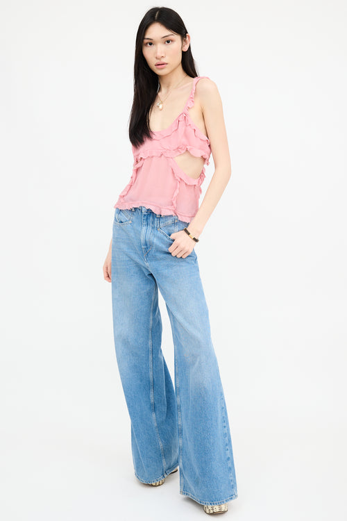 Isabel Marant Lemony Wide Leg Jeans