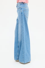 Isabel Marant Lemony Wide Leg Jeans