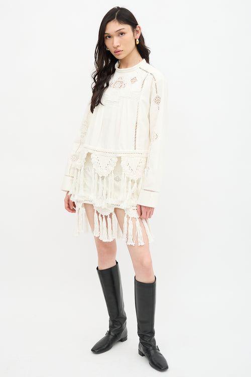 Isabel Marant Macramé Sandra Skirt