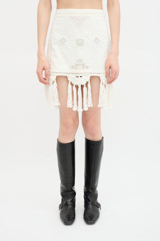 Isabel Marant Macramé Sandra Skirt