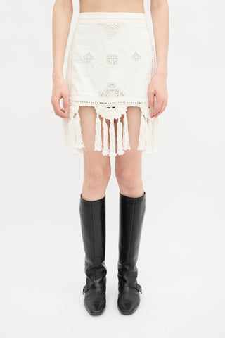 Isabel Marant Macramé Sandra Skirt