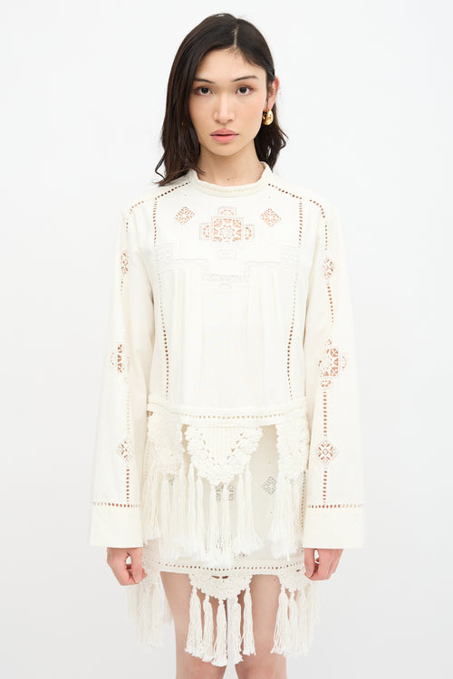 Isabel Marant Macramé Severine Top