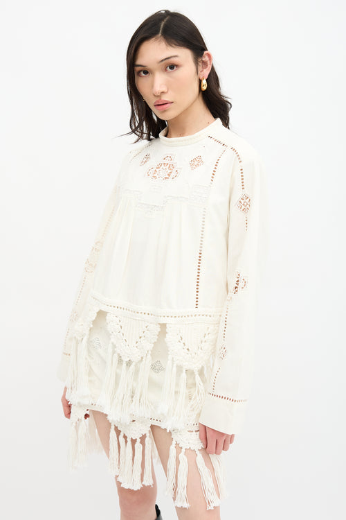 Isabel Marant Macramé Severine Top