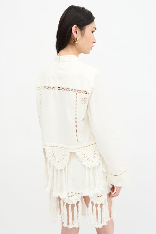 Isabel Marant Macramé Severine Top