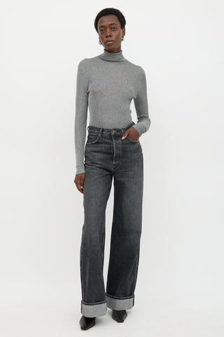 Isabel Marant Metallic Knit Anabela Top