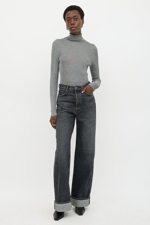 Isabel Marant Metallic Knit Anabela Top