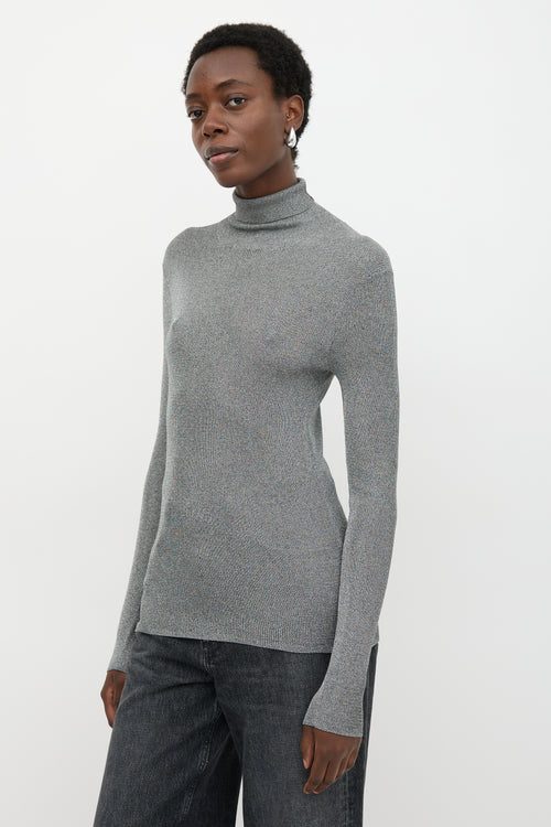 Isabel Marant Metallic Knit Anabela Top