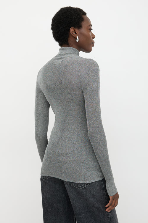 Isabel Marant Metallic Knit Anabela Top